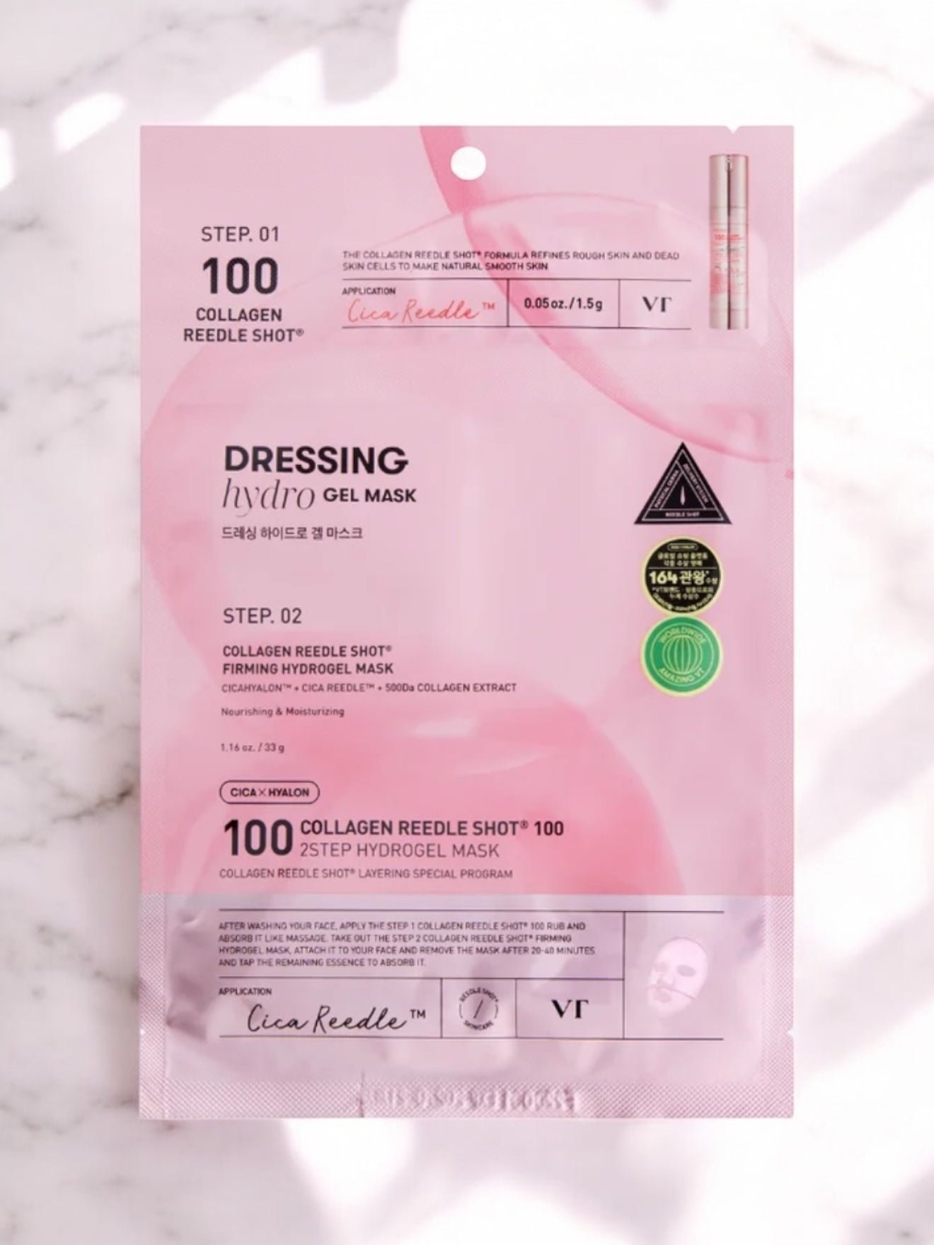 VT Collagen Reedle Shot™ 100 2-Step Hydrogel Mask